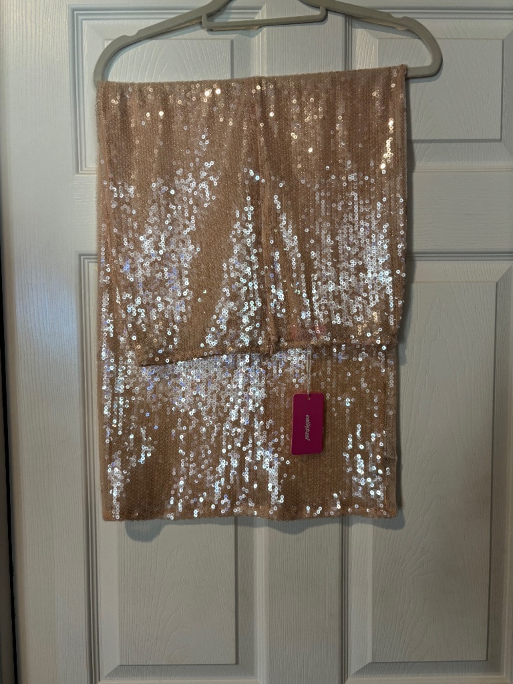 Edited Riki Sheer Sequin Maxi Skirt